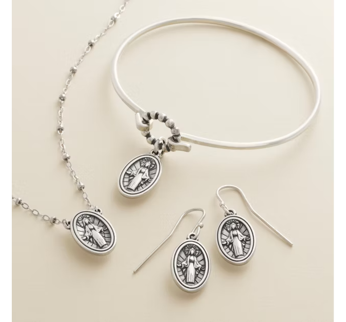 Virgin Mary Hook-On Bracelet