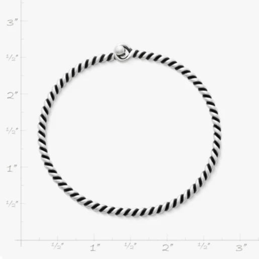 Twisted Wire Hook-On Bracelet