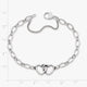 Two Hearts Together Charm Bracelet