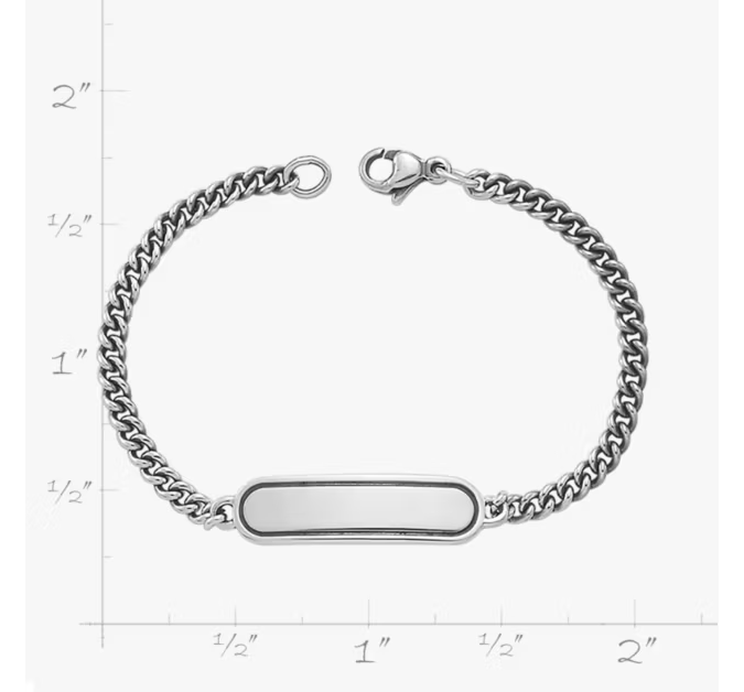 Baby ID Engravable Link Bracelet
