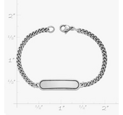 Baby ID Engravable Link Bracelet