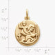 Round St. Christopher Medal Charm