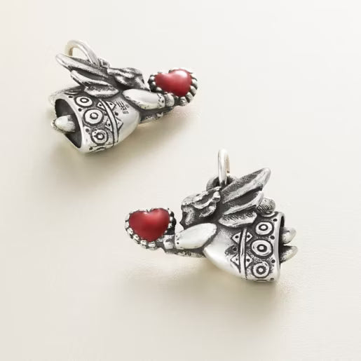 Enamel Love Angel Charm