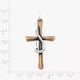 Fishers of Men Sculpted Cross Pendant