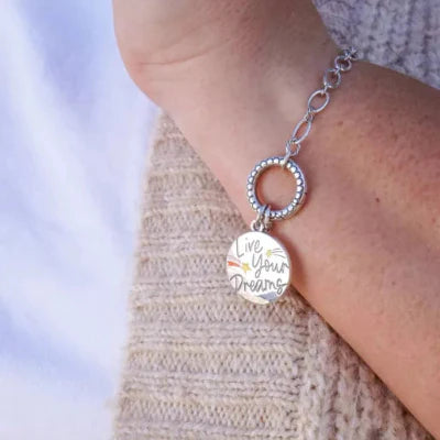 Enamel Live Your Dreams Charm