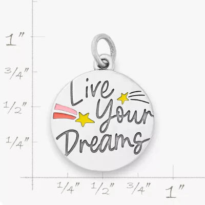 Enamel Live Your Dreams Charm
