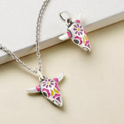 Enamel Desert Bloom Charm