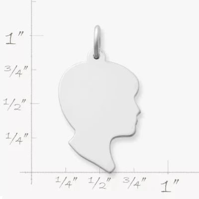Boy Silhouette Charm