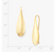 Domed Teardrop Earrings