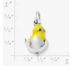 Enamel Chicks Rule Charm