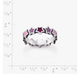 Enamel Connected Stars Ring