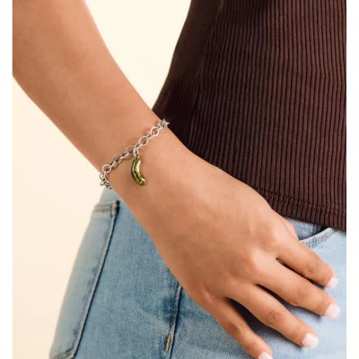 Enamel Pickle Charm