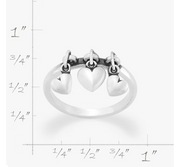 Heart Drops Ring