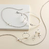 Horizon Cross Hoop Dangle Earrings