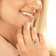 Tiny Bow Charm Dangle Ring