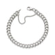 Medium Double Curb Charm Bracelet