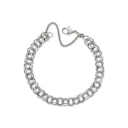 Double Link Charm Bracelet
