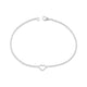 Heart Station Charm Anklet