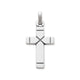 Plain Latin Cross with Medium Curb Chain
