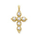 Antiquity Gemstone Cross Pendant