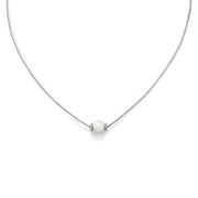 Beaded Cultured Pearl Slider Necklace