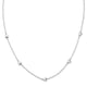 Delicate Hearts Station Necklace