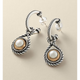 Marjan Gemstone Hoop Dangle Earrings