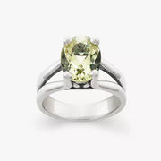 Oval Gemstone Ring