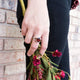 Oval Gemstone Ring