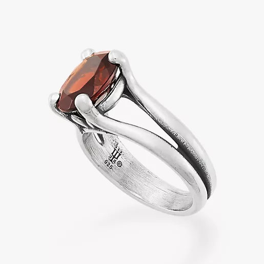 Oval Gemstone Ring