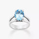 Oval Gemstone Ring