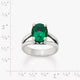 Oval Gemstone Ring