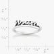 "Mom" Script Ring