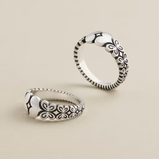 Hearts and Butterflies Ring