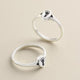 Footprint and Hearts Ring