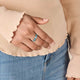 Enamel Connected Butterflies Ring