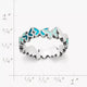 Enamel Connected Butterflies Ring