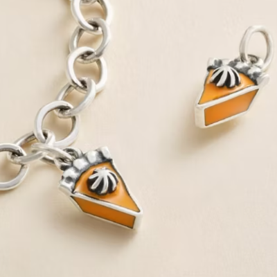 James Avery Enamel Pumpkin Pie Charm | Dillard's