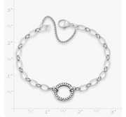 Ornate Circlet Changeable Charm Bracelet