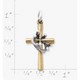 Christ the King Cross Charm