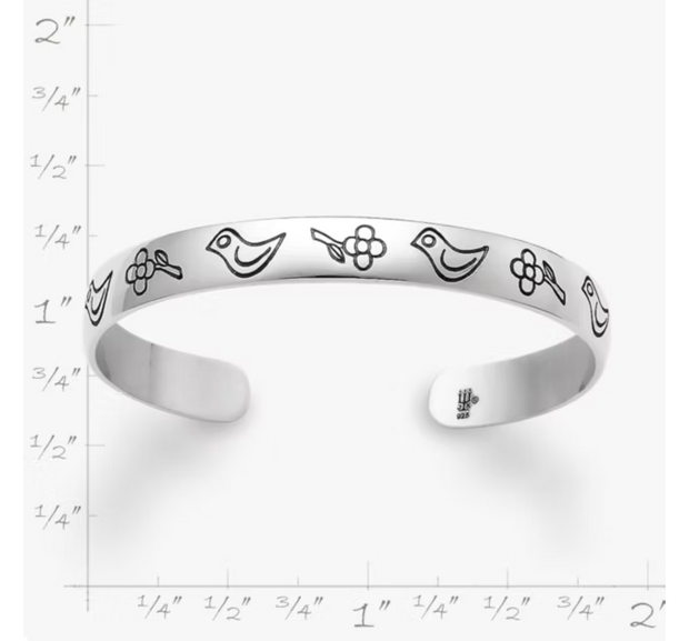 Child's Birds and Flowers Bracelet