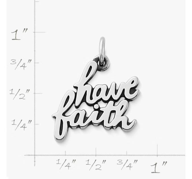 "Have Faith" Charm