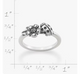 Ladybug and Flower Ring