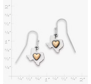 Deep in the Heart of Texas Dangle Earrings
