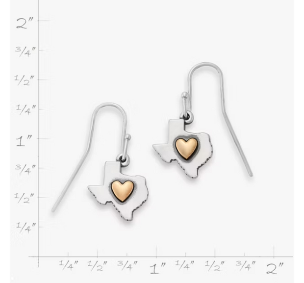 Deep in the Heart of Texas Dangle Earrings