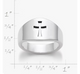 Wide Crosslet Ring