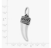 Beaded Horn Pendant