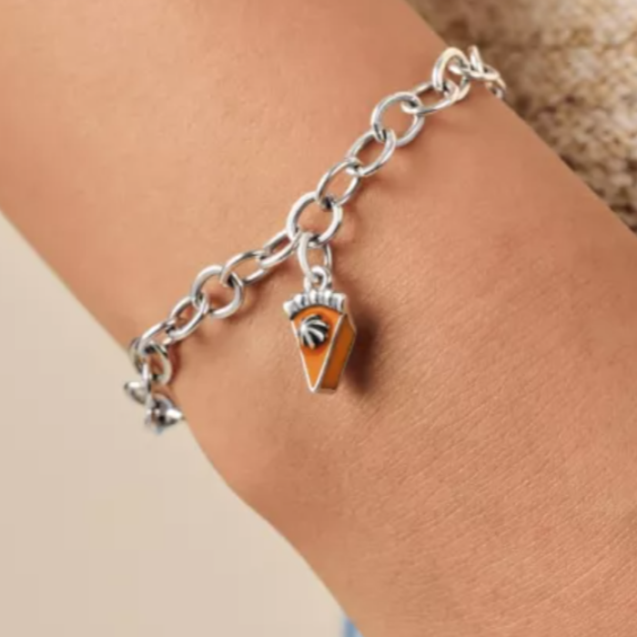 Enamel Pumpkin Pie Charm