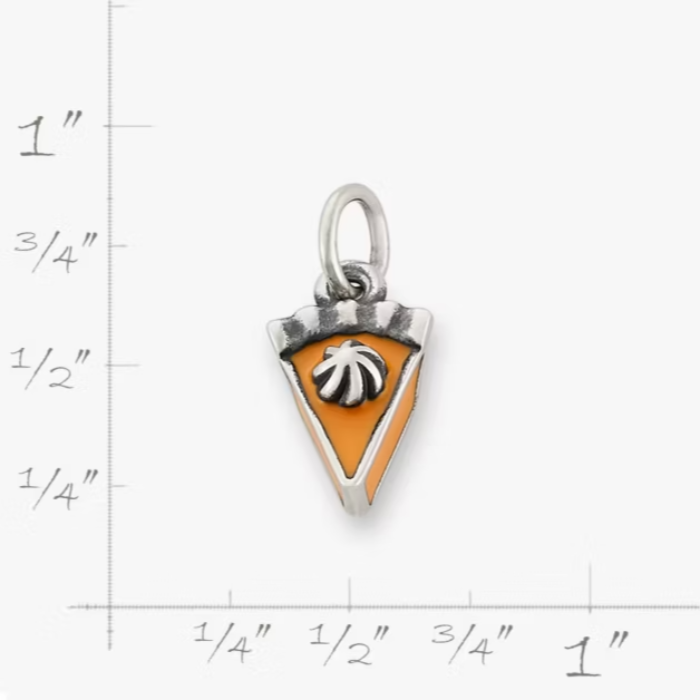 Enamel Pumpkin Pie Charm