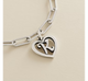 Elongated Link Charm Bracelet